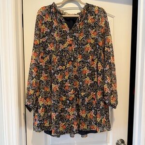 Floral Long Sleeve Women's dress